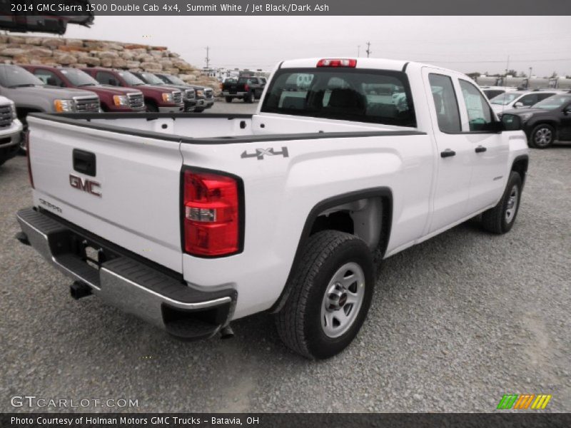 Summit White / Jet Black/Dark Ash 2014 GMC Sierra 1500 Double Cab 4x4