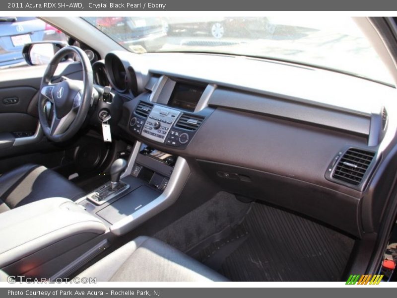 Crystal Black Pearl / Ebony 2011 Acura RDX SH-AWD