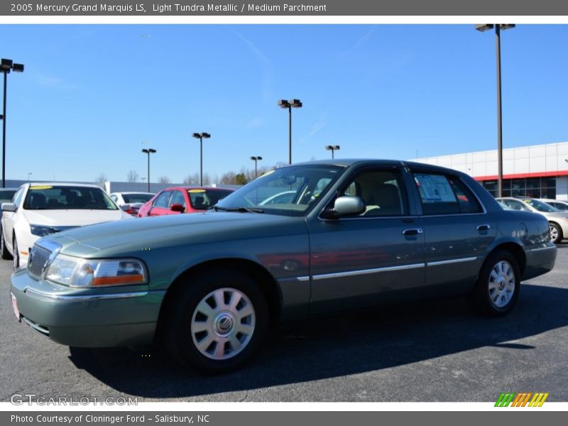 Light Tundra Metallic / Medium Parchment 2005 Mercury Grand Marquis LS