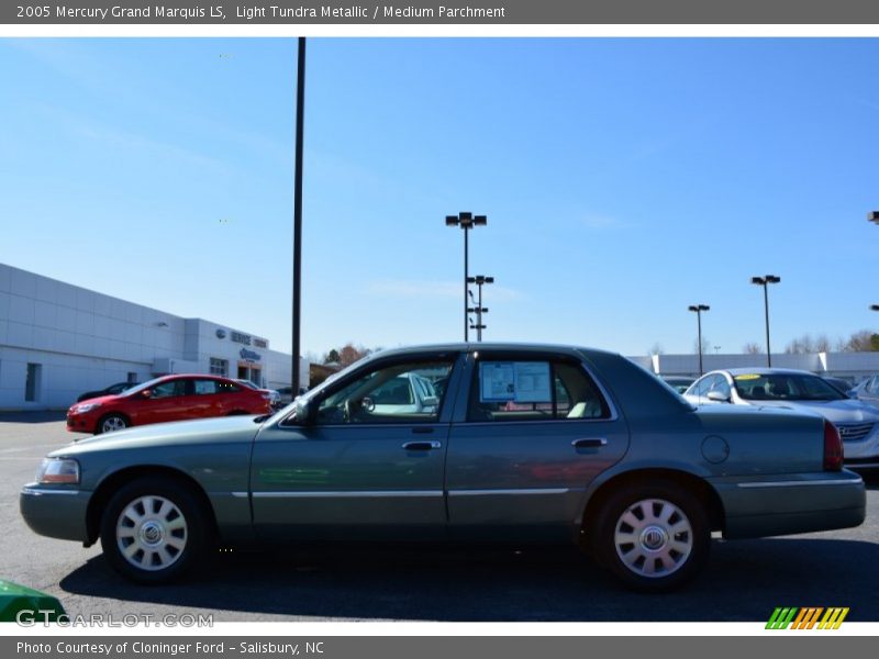 Light Tundra Metallic / Medium Parchment 2005 Mercury Grand Marquis LS