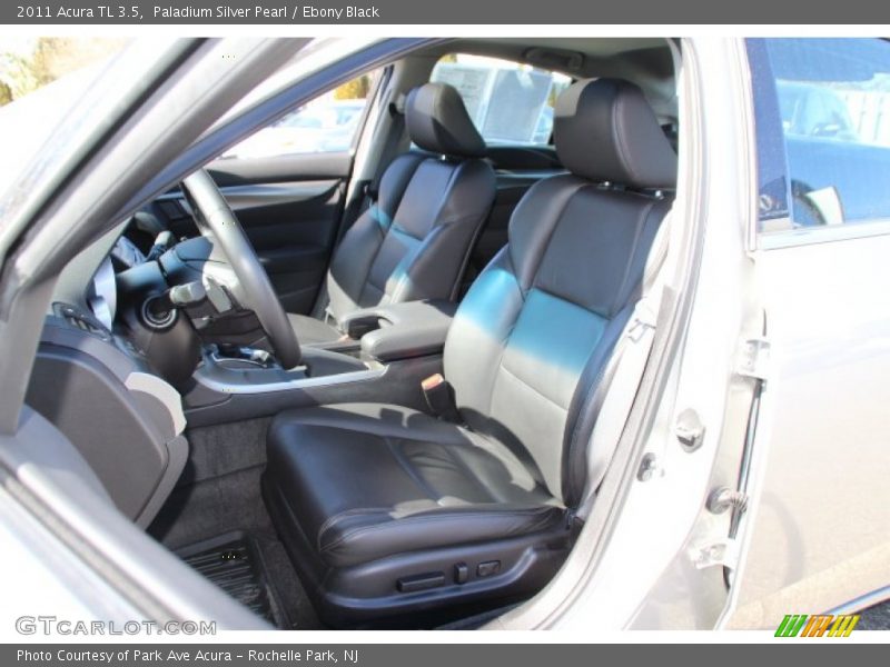 Paladium Silver Pearl / Ebony Black 2011 Acura TL 3.5