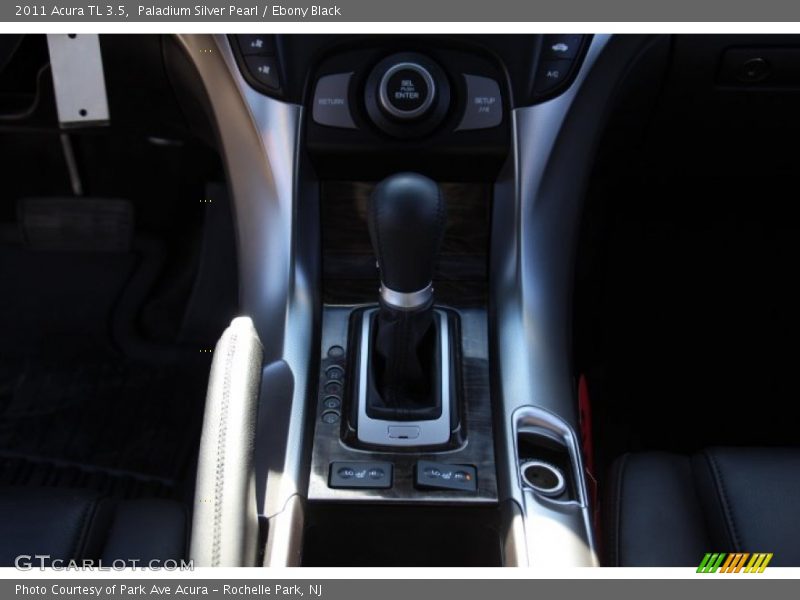 Paladium Silver Pearl / Ebony Black 2011 Acura TL 3.5