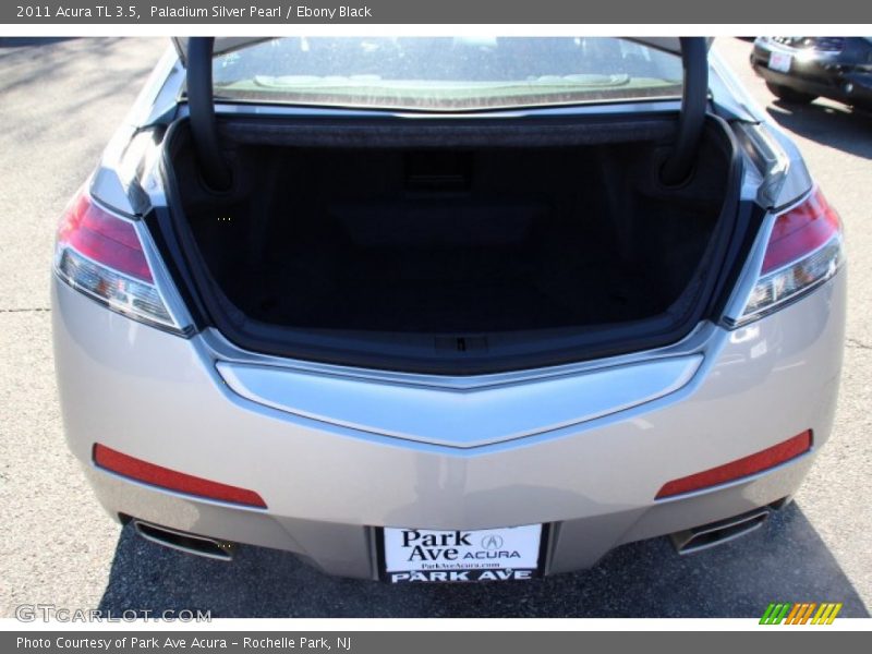Paladium Silver Pearl / Ebony Black 2011 Acura TL 3.5