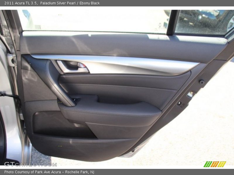Paladium Silver Pearl / Ebony Black 2011 Acura TL 3.5