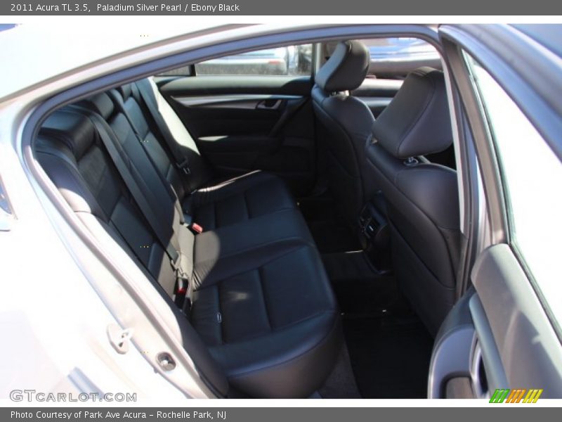 Paladium Silver Pearl / Ebony Black 2011 Acura TL 3.5