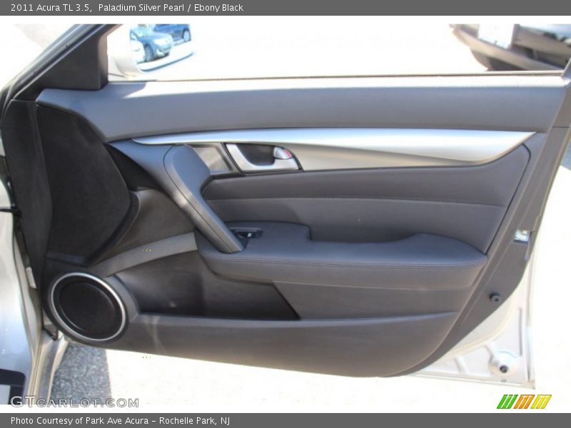 Paladium Silver Pearl / Ebony Black 2011 Acura TL 3.5