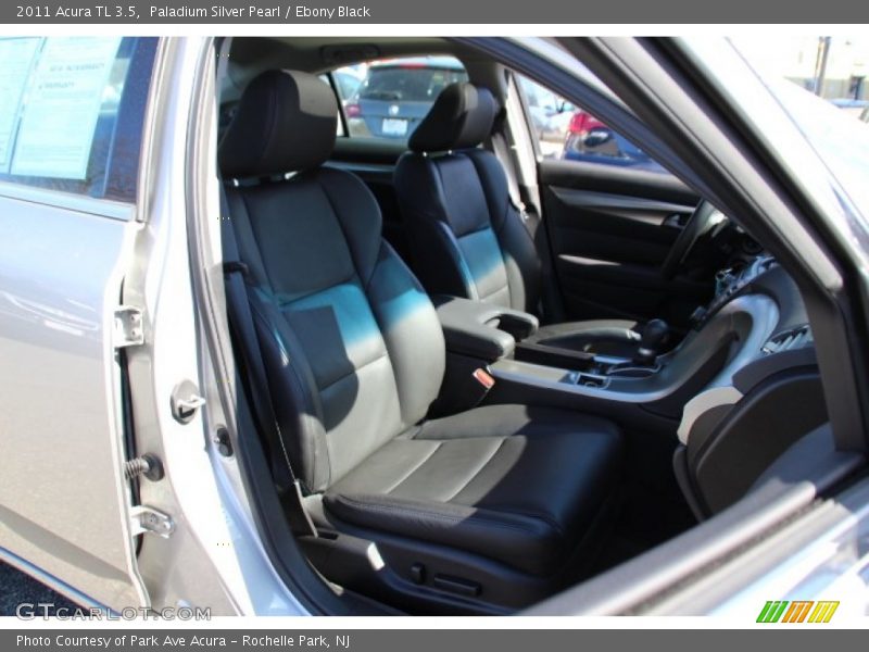Paladium Silver Pearl / Ebony Black 2011 Acura TL 3.5