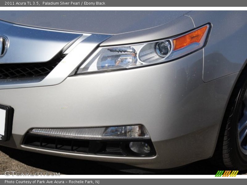 Paladium Silver Pearl / Ebony Black 2011 Acura TL 3.5