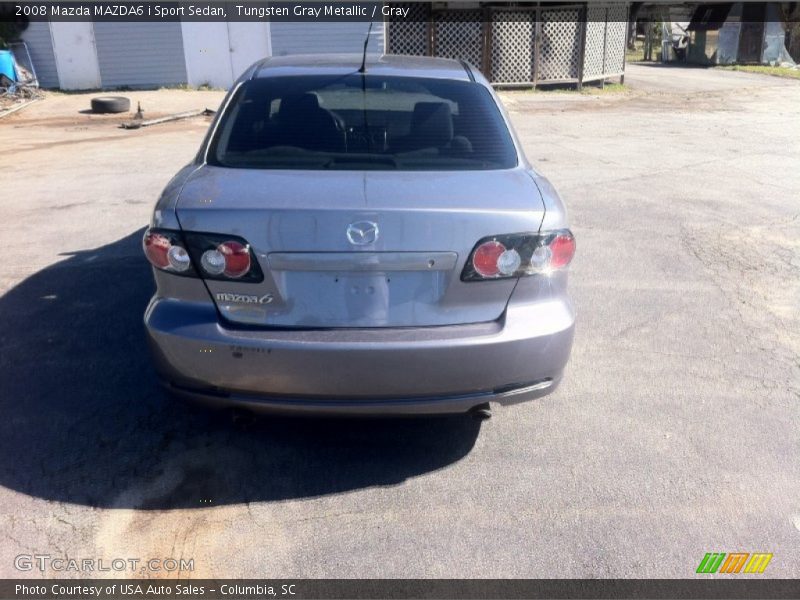 Tungsten Gray Metallic / Gray 2008 Mazda MAZDA6 i Sport Sedan