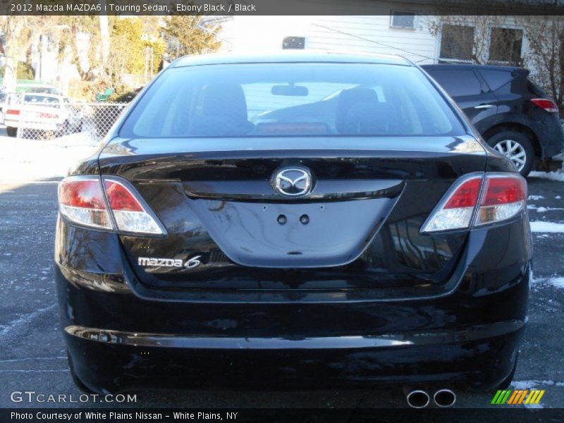 Ebony Black / Black 2012 Mazda MAZDA6 i Touring Sedan