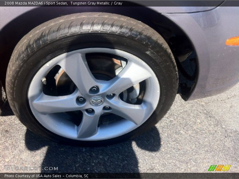 Tungsten Gray Metallic / Gray 2008 Mazda MAZDA6 i Sport Sedan