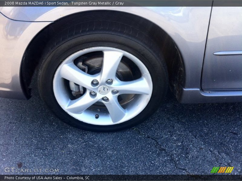 Tungsten Gray Metallic / Gray 2008 Mazda MAZDA6 i Sport Sedan