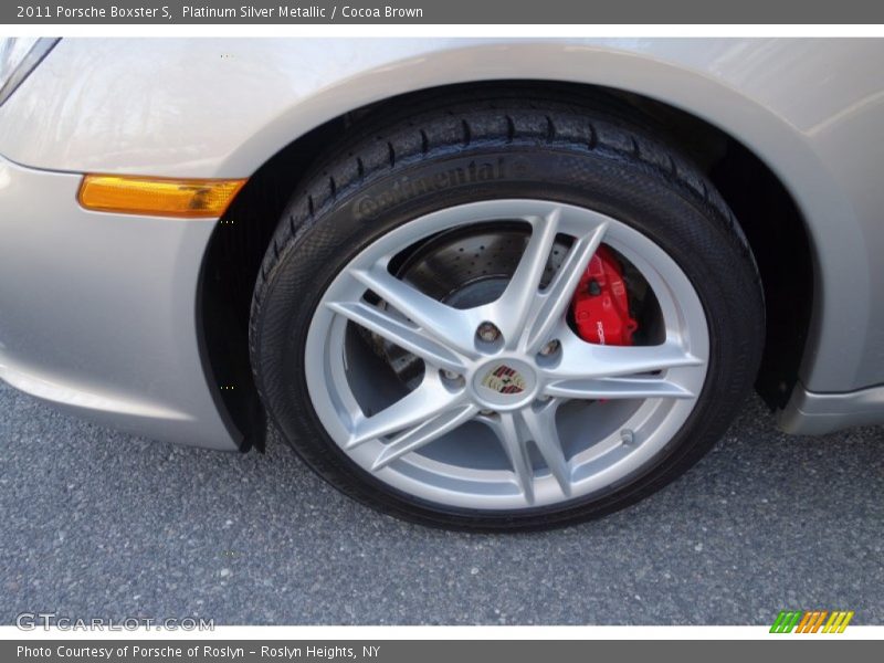 Platinum Silver Metallic / Cocoa Brown 2011 Porsche Boxster S