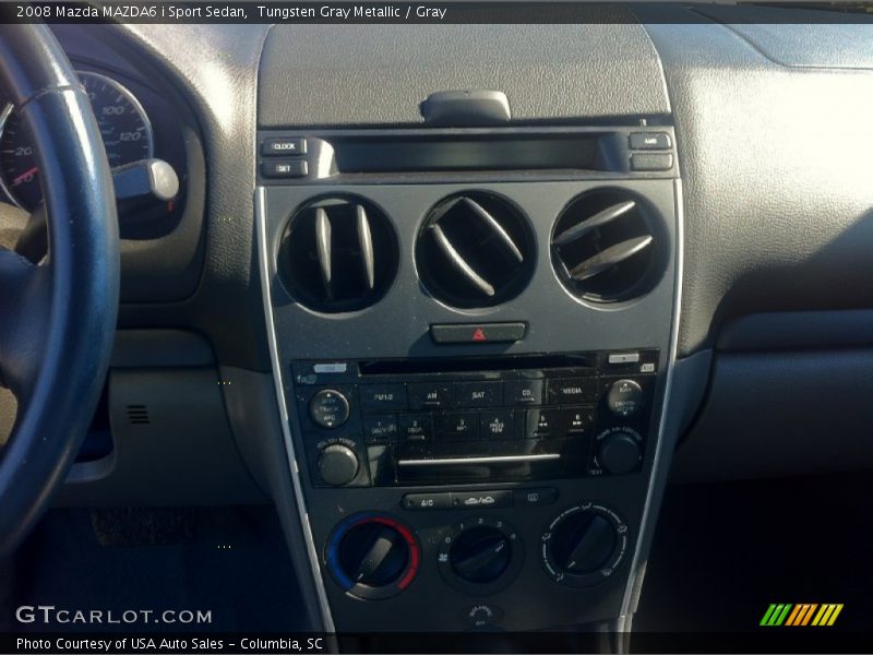 Tungsten Gray Metallic / Gray 2008 Mazda MAZDA6 i Sport Sedan