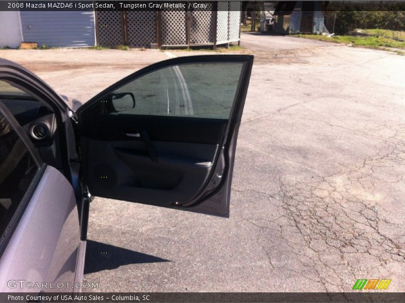 Tungsten Gray Metallic / Gray 2008 Mazda MAZDA6 i Sport Sedan