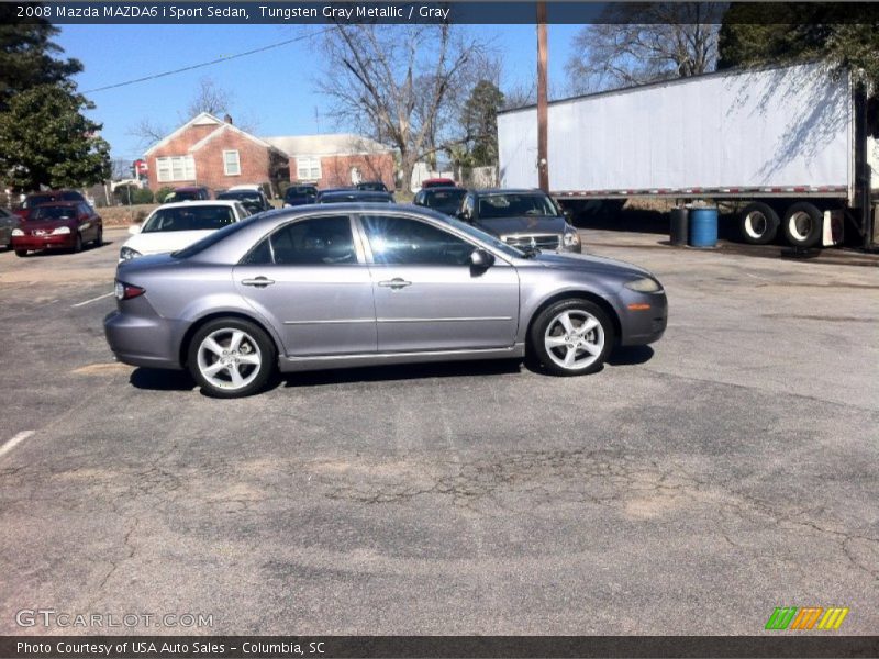 Tungsten Gray Metallic / Gray 2008 Mazda MAZDA6 i Sport Sedan