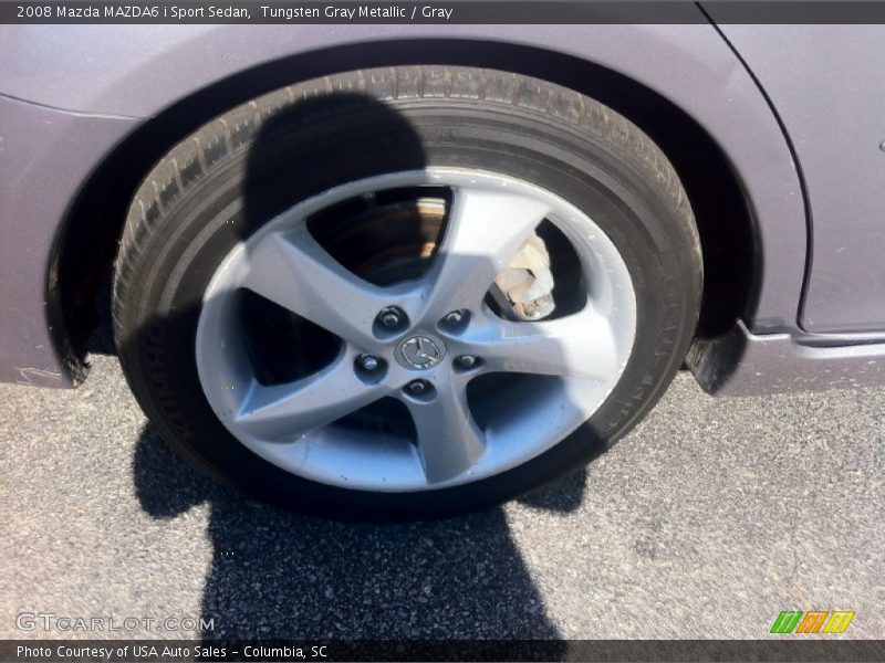 Tungsten Gray Metallic / Gray 2008 Mazda MAZDA6 i Sport Sedan
