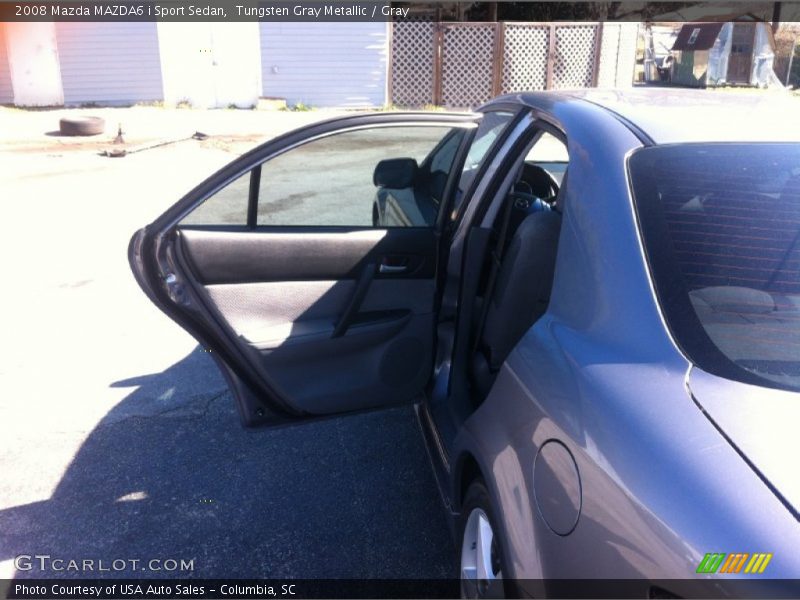 Tungsten Gray Metallic / Gray 2008 Mazda MAZDA6 i Sport Sedan