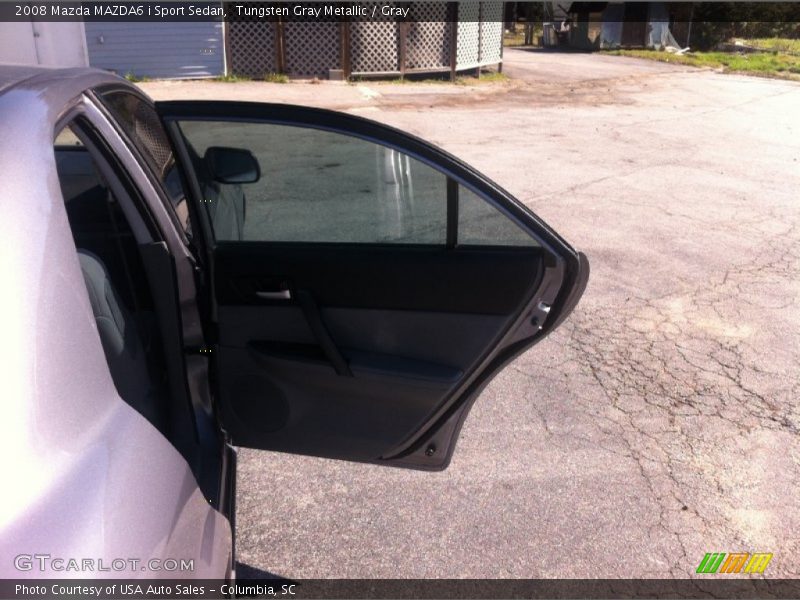 Tungsten Gray Metallic / Gray 2008 Mazda MAZDA6 i Sport Sedan