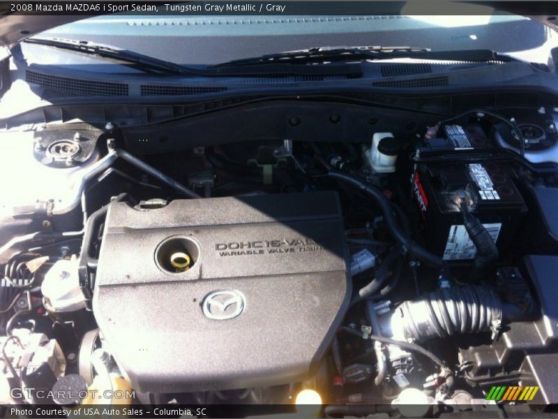 Tungsten Gray Metallic / Gray 2008 Mazda MAZDA6 i Sport Sedan