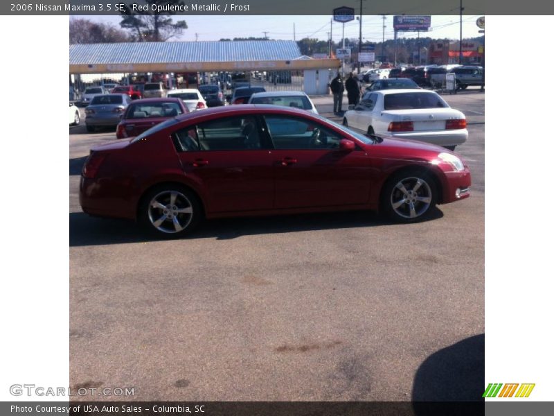 Red Opulence Metallic / Frost 2006 Nissan Maxima 3.5 SE