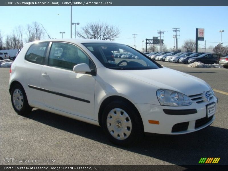 Candy White / Anthracite Black 2008 Volkswagen Rabbit 2 Door
