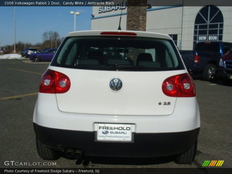 Candy White / Anthracite Black 2008 Volkswagen Rabbit 2 Door