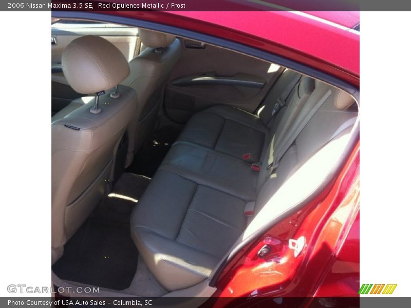 Red Opulence Metallic / Frost 2006 Nissan Maxima 3.5 SE