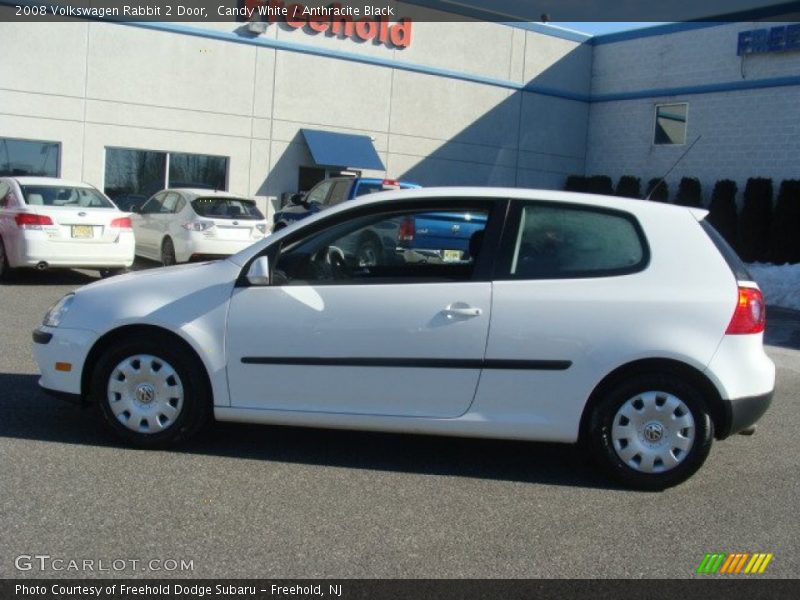 Candy White / Anthracite Black 2008 Volkswagen Rabbit 2 Door