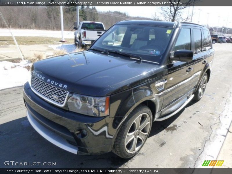 Front 3/4 View of 2012 Range Rover Sport Autobiography