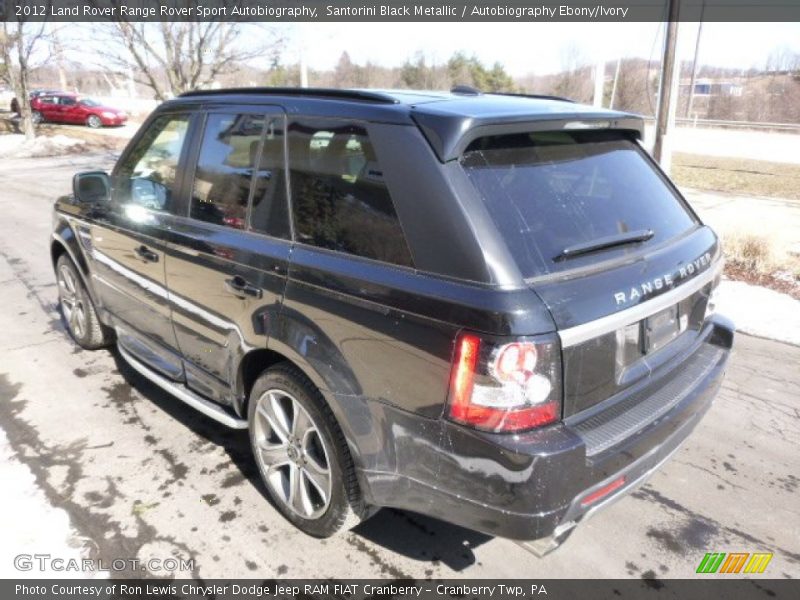  2012 Range Rover Sport Autobiography Santorini Black Metallic