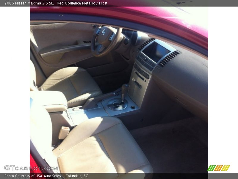 Red Opulence Metallic / Frost 2006 Nissan Maxima 3.5 SE