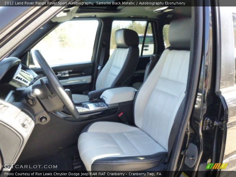 Front Seat of 2012 Range Rover Sport Autobiography