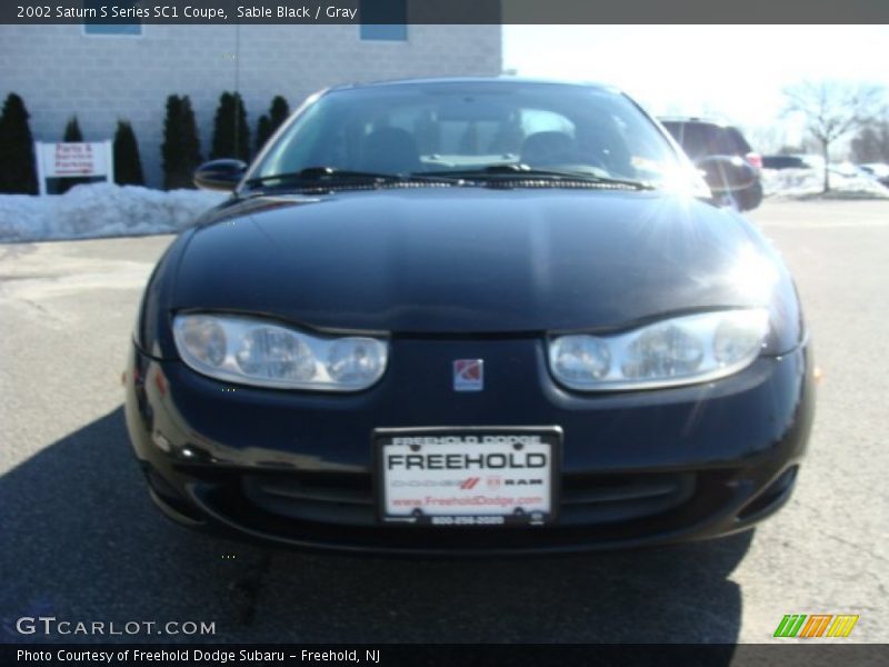 Sable Black / Gray 2002 Saturn S Series SC1 Coupe