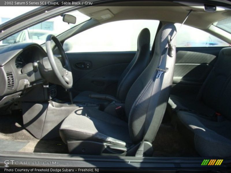 Sable Black / Gray 2002 Saturn S Series SC1 Coupe