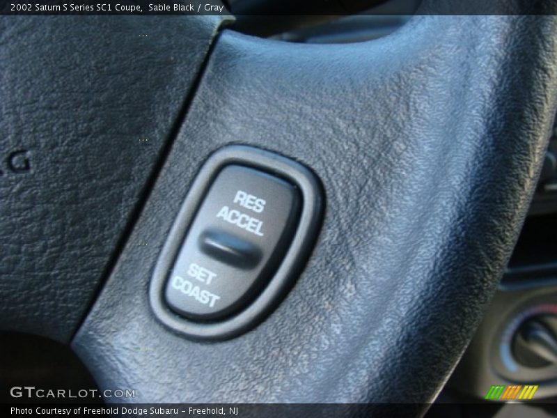 Sable Black / Gray 2002 Saturn S Series SC1 Coupe