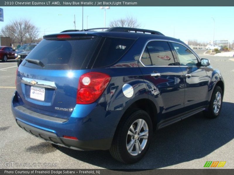 Navy Blue Metallic / Jet Black/Light Titanium 2010 Chevrolet Equinox LT AWD