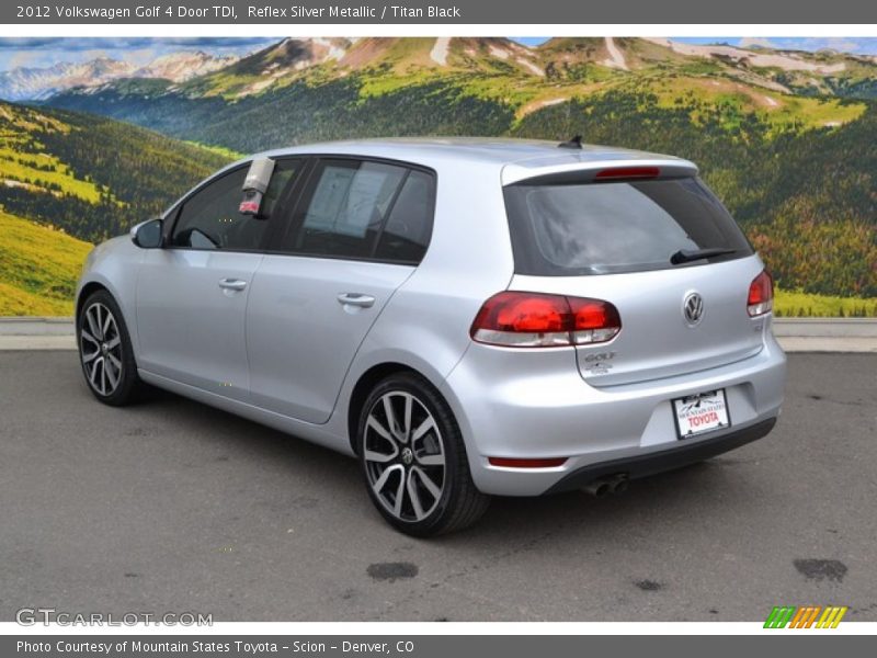 Reflex Silver Metallic / Titan Black 2012 Volkswagen Golf 4 Door TDI