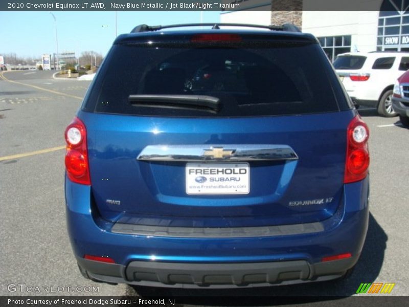 Navy Blue Metallic / Jet Black/Light Titanium 2010 Chevrolet Equinox LT AWD