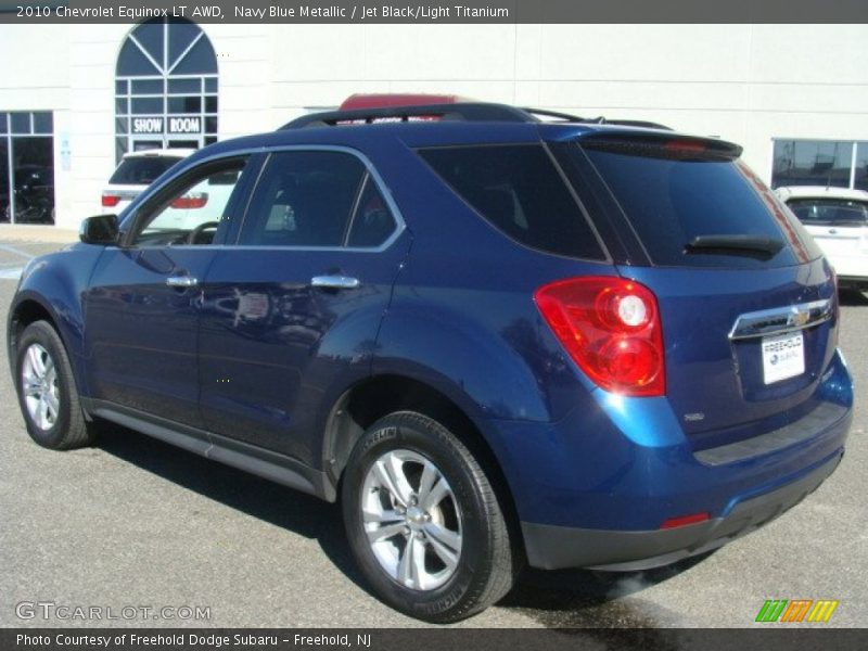 Navy Blue Metallic / Jet Black/Light Titanium 2010 Chevrolet Equinox LT AWD
