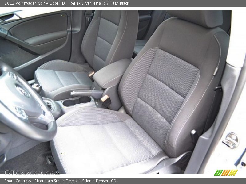 Reflex Silver Metallic / Titan Black 2012 Volkswagen Golf 4 Door TDI