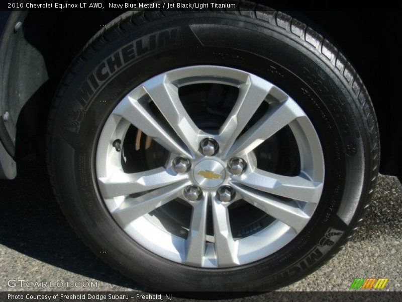 Navy Blue Metallic / Jet Black/Light Titanium 2010 Chevrolet Equinox LT AWD