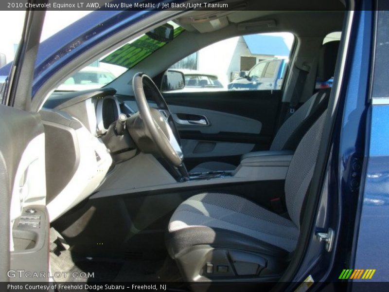 Navy Blue Metallic / Jet Black/Light Titanium 2010 Chevrolet Equinox LT AWD