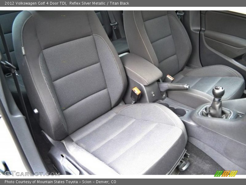 Reflex Silver Metallic / Titan Black 2012 Volkswagen Golf 4 Door TDI