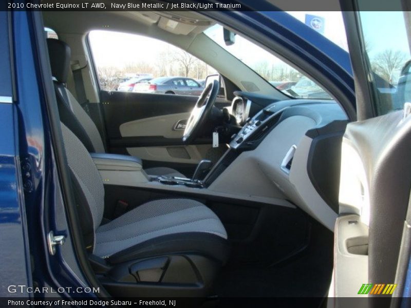 Navy Blue Metallic / Jet Black/Light Titanium 2010 Chevrolet Equinox LT AWD