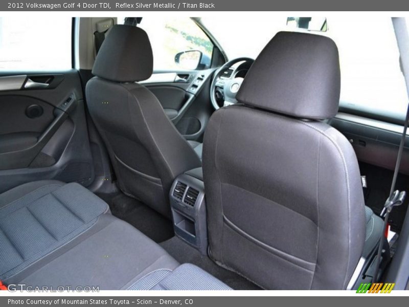 Reflex Silver Metallic / Titan Black 2012 Volkswagen Golf 4 Door TDI