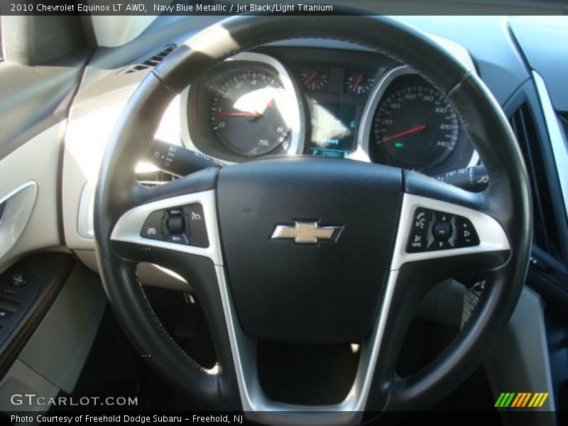 Navy Blue Metallic / Jet Black/Light Titanium 2010 Chevrolet Equinox LT AWD