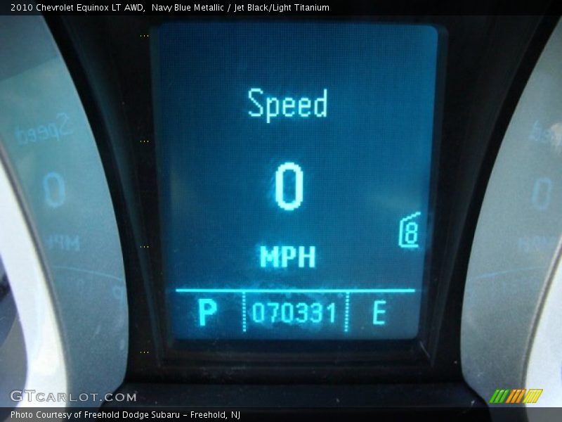 Navy Blue Metallic / Jet Black/Light Titanium 2010 Chevrolet Equinox LT AWD