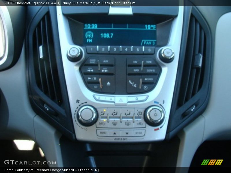 Navy Blue Metallic / Jet Black/Light Titanium 2010 Chevrolet Equinox LT AWD
