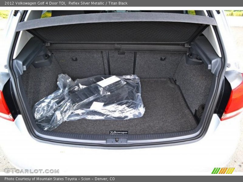 Reflex Silver Metallic / Titan Black 2012 Volkswagen Golf 4 Door TDI